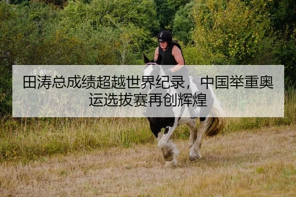 田涛总成绩超越世界纪录，中国举重奥运选拔赛再创辉煌